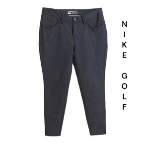 Nike Golf Women's SZ 4 Slim Fit Pants Dark Gray Sports Dri-Fit Stretch Outdoor